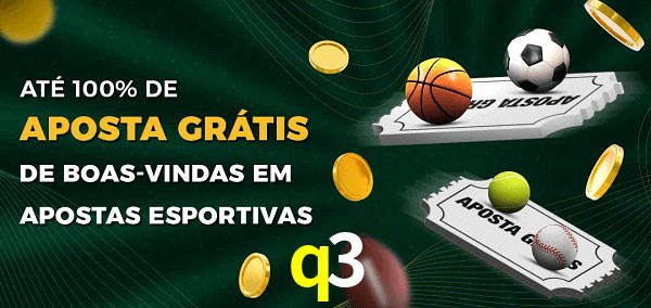 q3 Ate 100% de Aposta Gratis