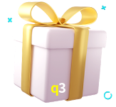 Receba seus bônus de boas-vindas no q3